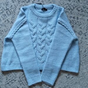 ❌SOLD❌ NWT sky blue loose sweater S-M